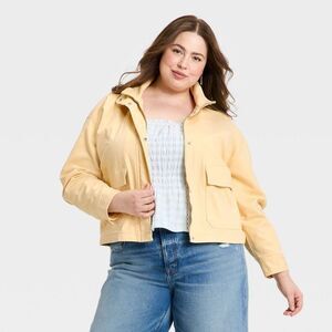 Women's Utility Fashion Jacket - Universal Thread Yellow XXL